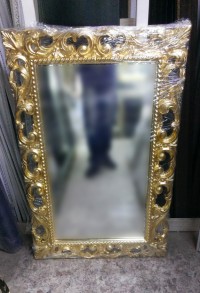 Зеркало с резным багетом золото
